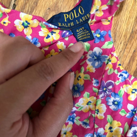 Polo Ralph Lauren Toddler bundle Girls Sleeveless Dress And Long sleeve Size 4t - Picture 5 of 9